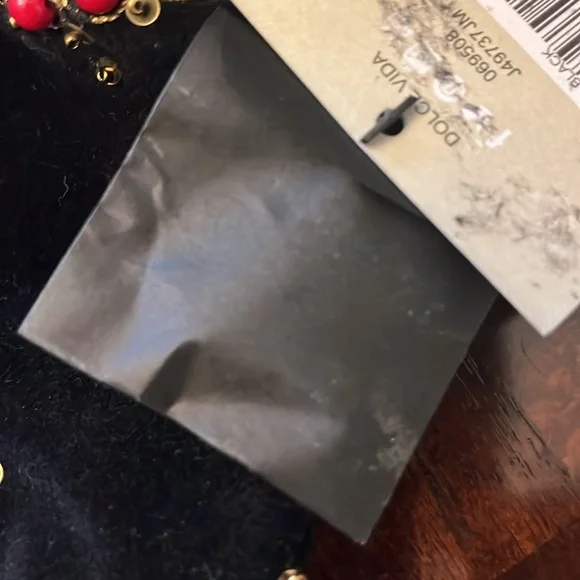 John Mark Black Velvet Jacket with Floral Embroidery. Size L. NWT - Picture 12 of 14